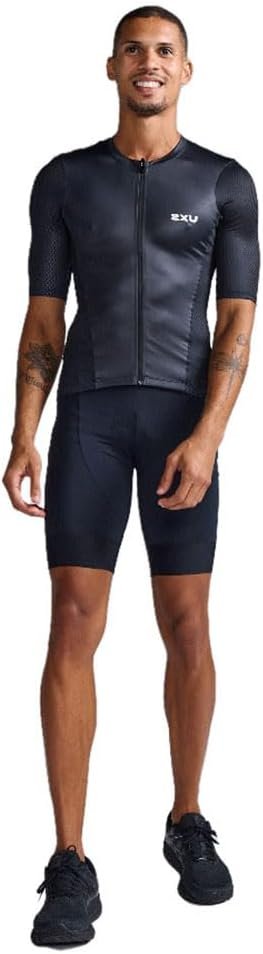 2XU Men's Aero Hex Sleeved Tri Top