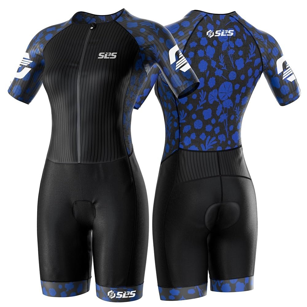 Triathlon Suits Women Elite Aero Sleeved Tri Suit Women, Trisuit, Quick-Dry, Italian Chamois, Ready for Any Distance